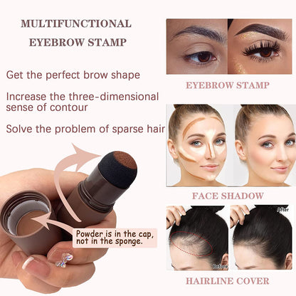 2 In 1 Perfect Hairline & Eyebrow Shaping Stamp